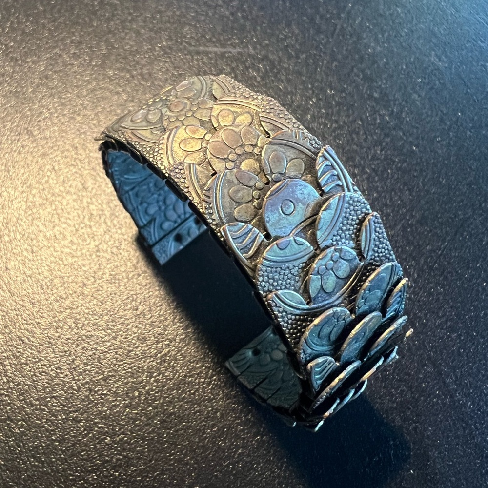 Steampunk Cuff Bracelet-Adjustable